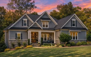 Plan  17-1261 - Manor Pub | New  American - 4-Bed, 4.3-Bath, 3,306 SF