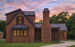 Plan  18-1351 - Manor Hall | Tudor  Revival Pool House - 3-Bed, 2.5-Bath, 2,100 SF