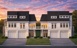 Plan  9-1657 - HomeiZone | Coastal  Farmhouse - 4-Bed, 4-Bath, 4,452 SF