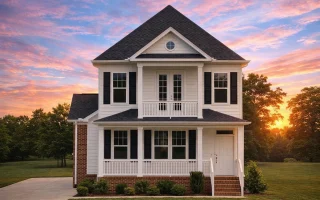Plan  8-1929 - The Manor Collection  | Traditional Colonial - 3-Bed, 2.5-Bath, 1,148 SF