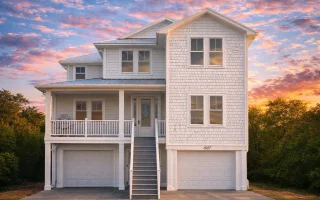 Plan  12-2483 - Hillside Abode |  Coastal Traditional - 6-Bed, 5-Bath, 3,448 SF
