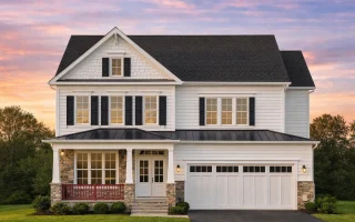 Plan  11-1923 - Royal Residence |  Traditional Colonial - 5-Bed, 3.5-Bath, 2,326 SF