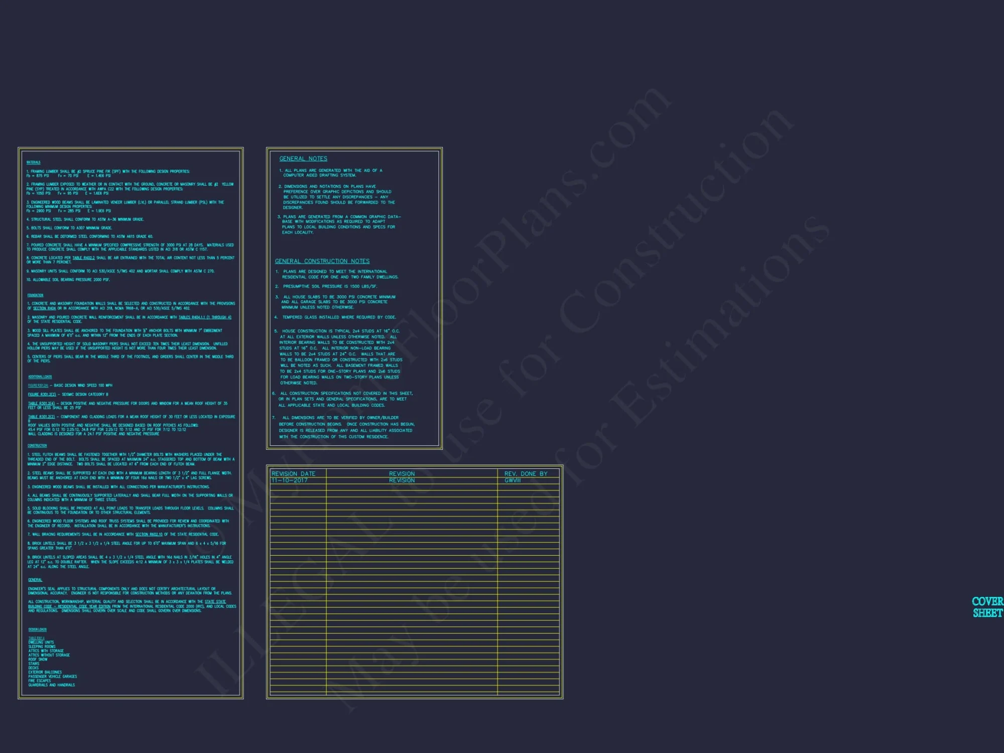 Modern Townhome Floor Plan with 6 Units and CAD Blueprints
