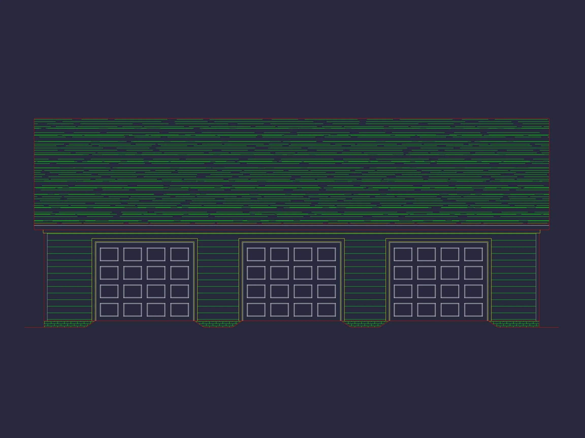 13-1468 GARAGE PLAN - 50'x30' Garage Plan with CAD and Blueprint Designs 4 Spacious 50'x30' Garage Plan with CAD Blueprint & Modern Design