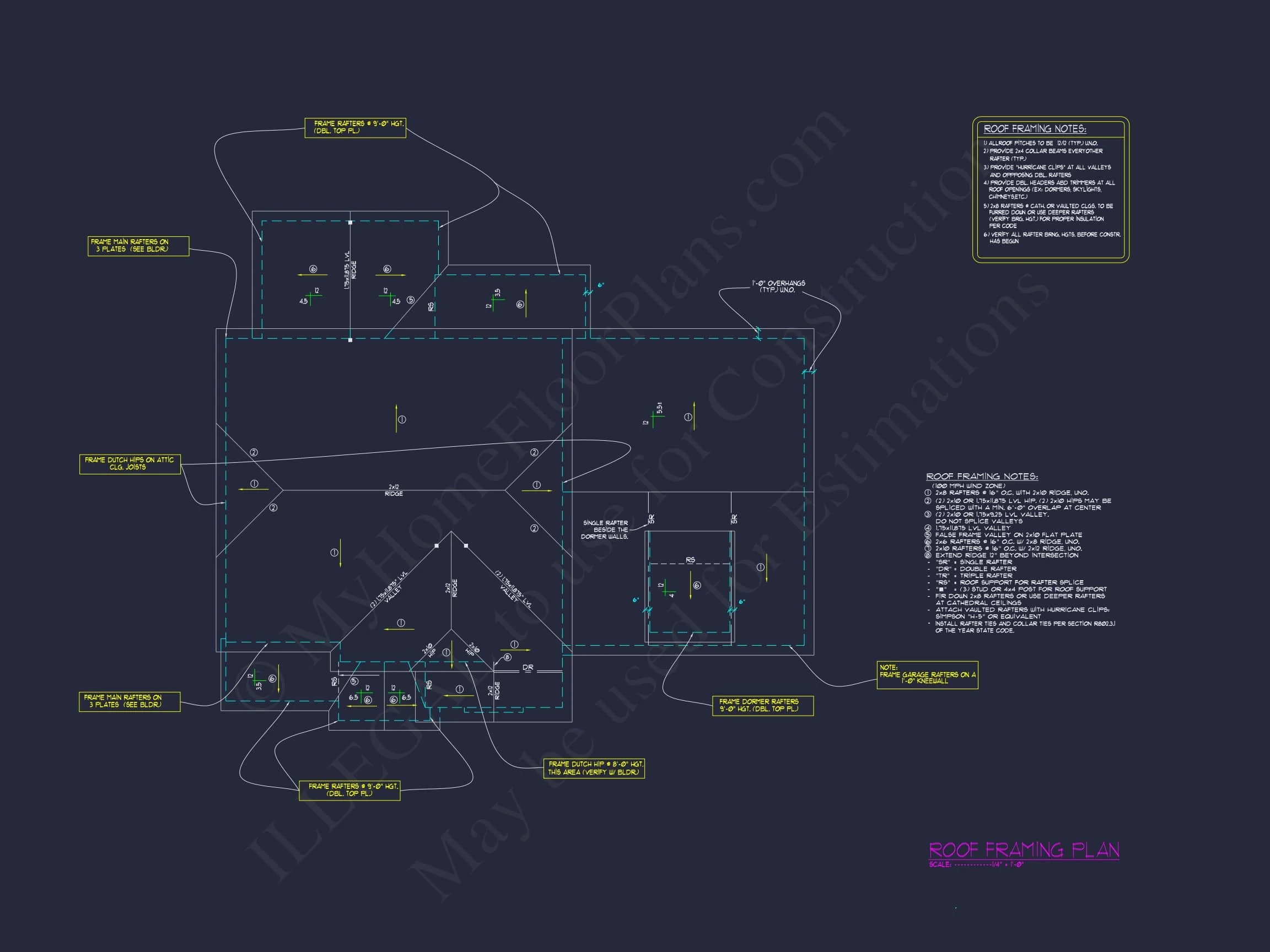 14-1972 HOUSE PLAN - Colonial House Plan with CAD Blueprint and Unique Designs 26 Colonial Home Plan with CAD Blueprint and Unique Designs