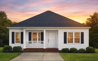 Plan  10-1038 - Thornwood Villa |  Traditional Cottage - 4-Bed, 2-Bath, 1,290 SF