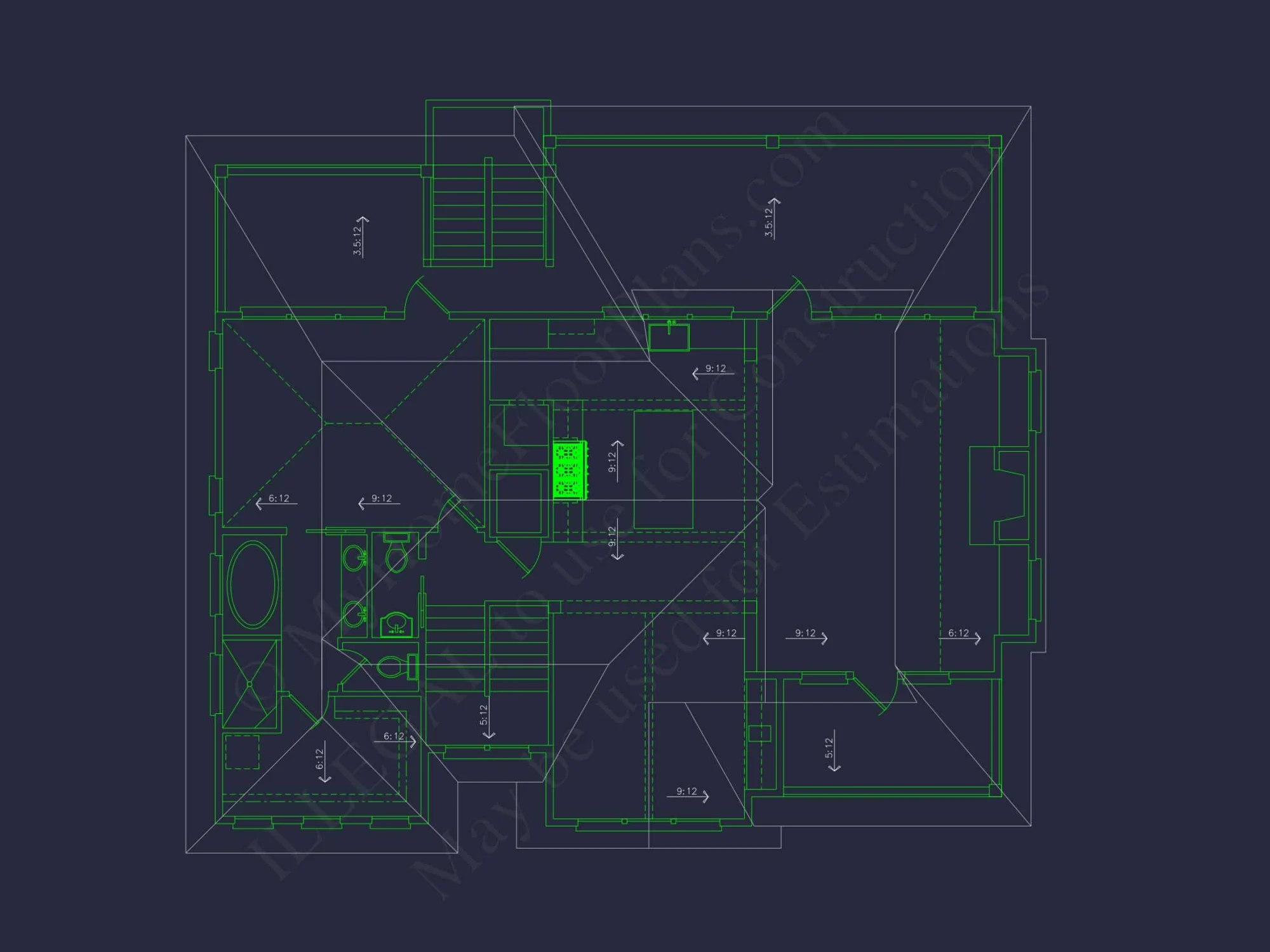 Luxurious Beach Home Blueprint with CAD Designs and Features