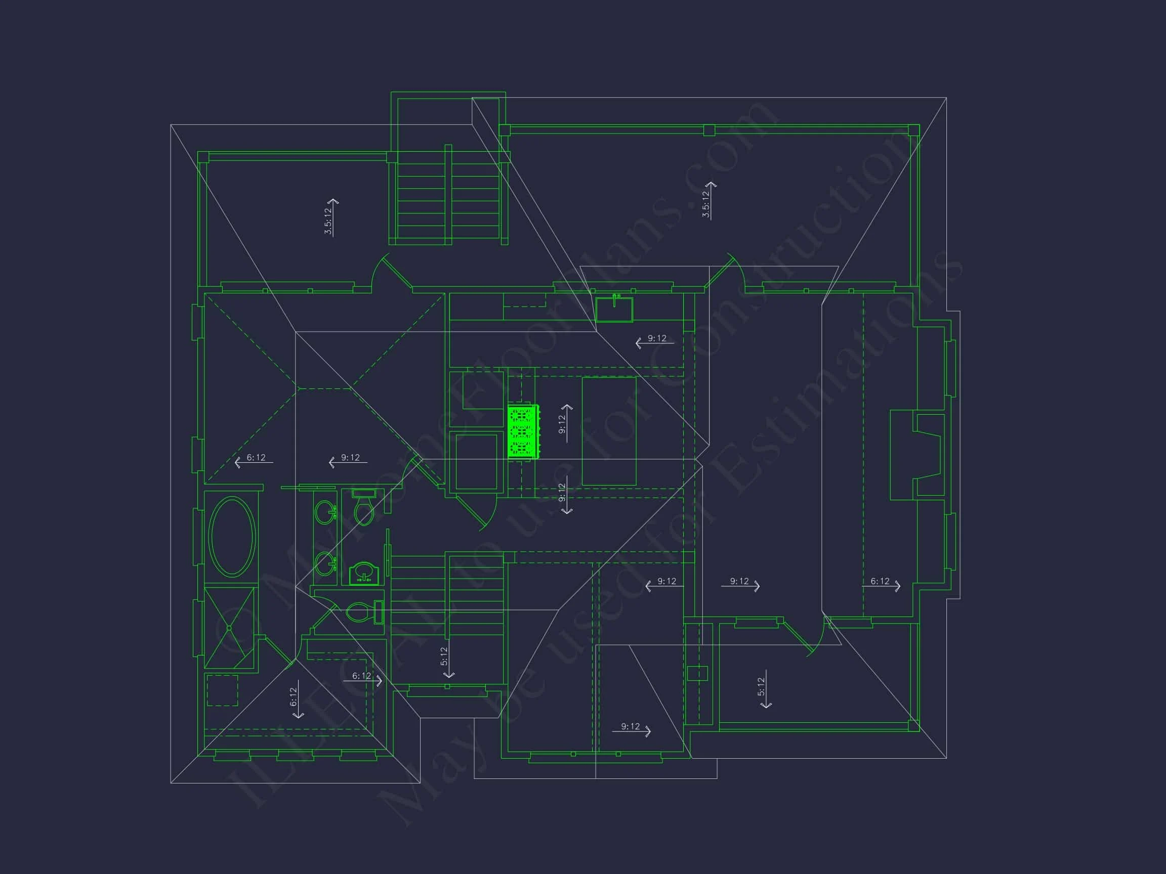 Luxurious Beach Home Blueprint with CAD Designs and Features