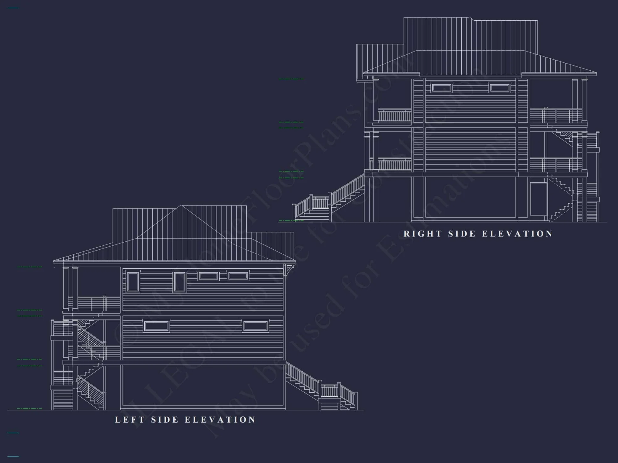 Luxurious Beach Home Blueprint with CAD Designs and Features