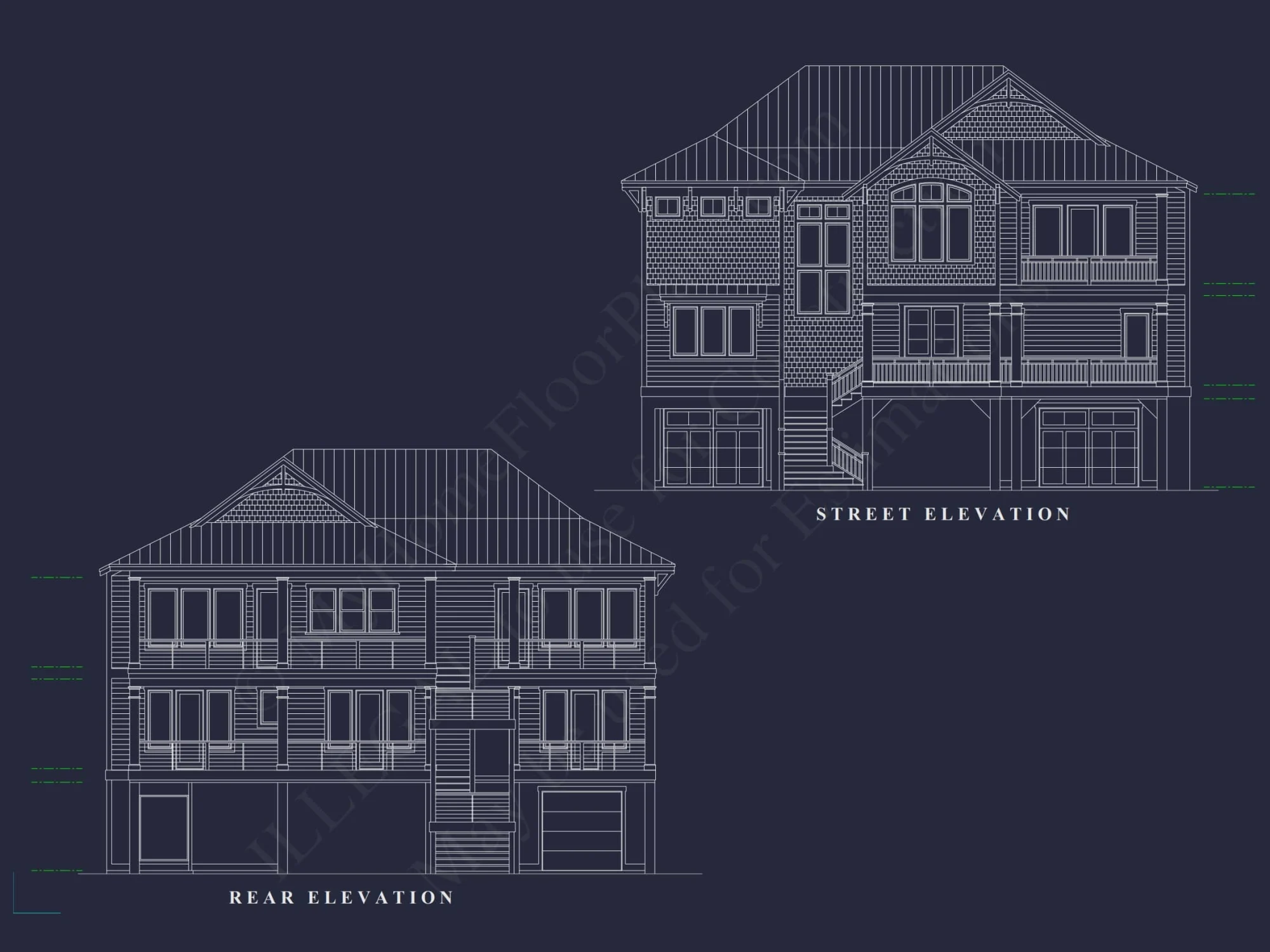 Luxurious Beach Home Blueprint with CAD Designs and Features