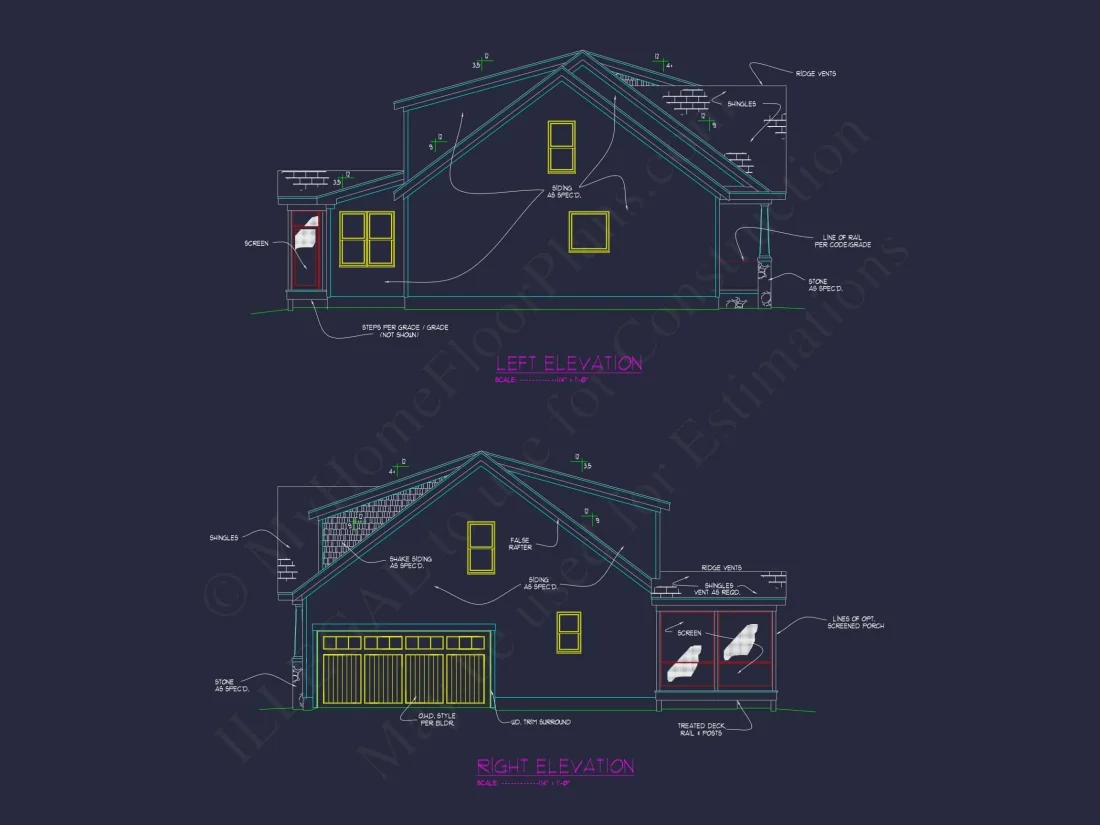 Versatile 2-Story Home Plan with Spacious Blueprint Designs