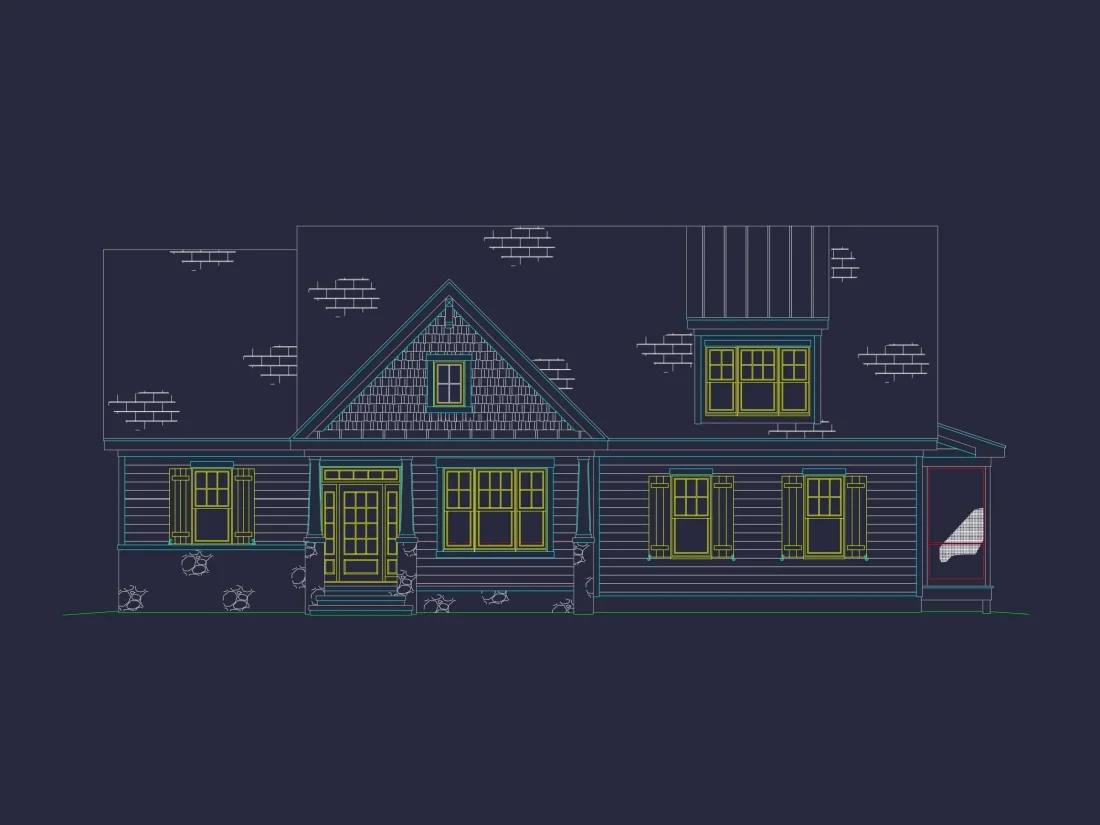 Versatile 2-Story Home Plan with Spacious Blueprint Designs