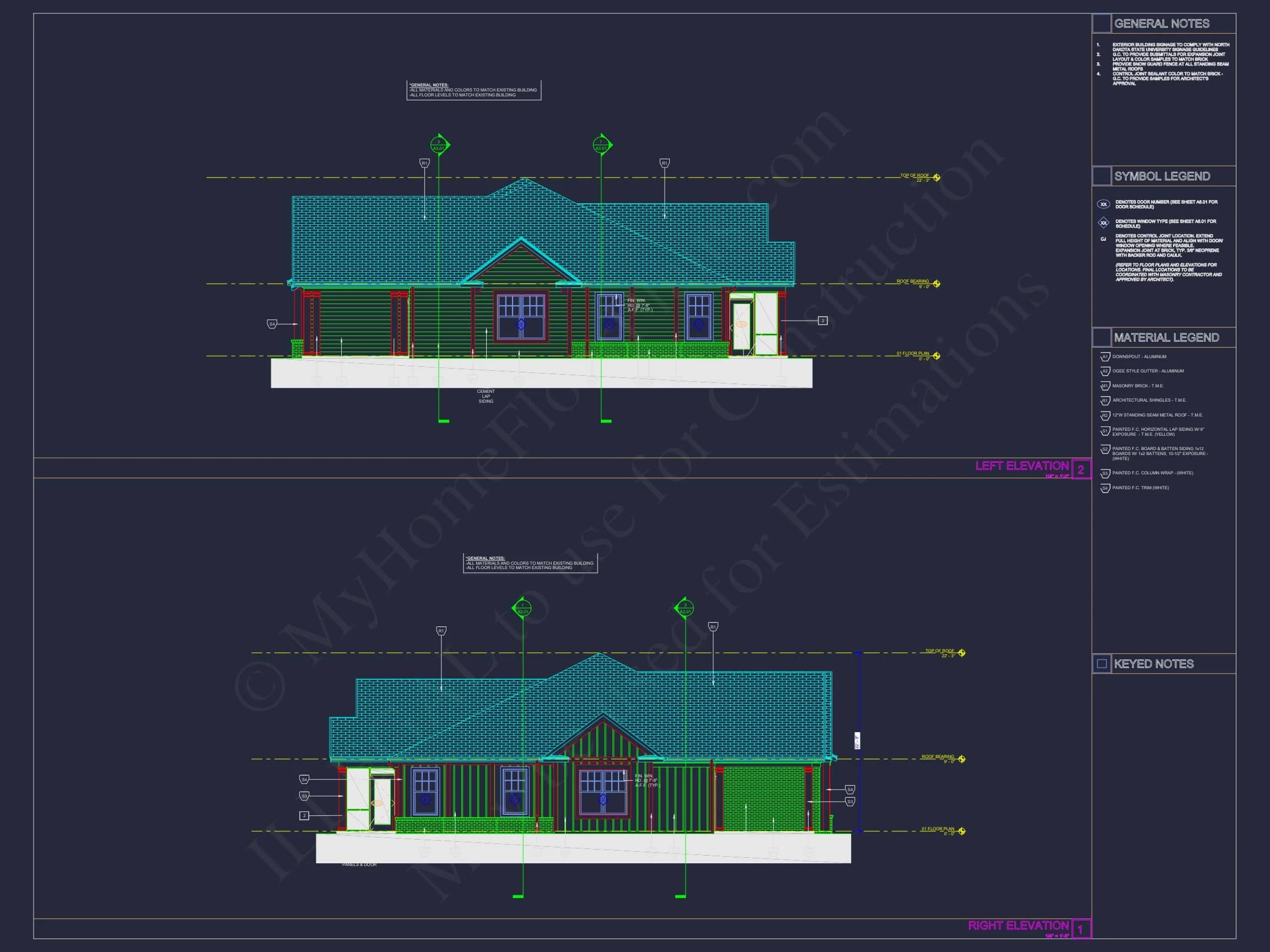 20-1521 DUPLEX PLAN- Beautiful Duplex House Floor Plan with Blueprint CAD Designs 4 Beautiful Duplex Home Floor Plan with Blueprint CAD Designs