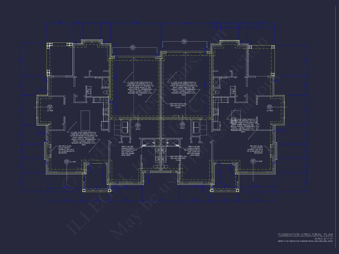Beautiful Duplex Home Floor Plan with Blueprint CAD Designs