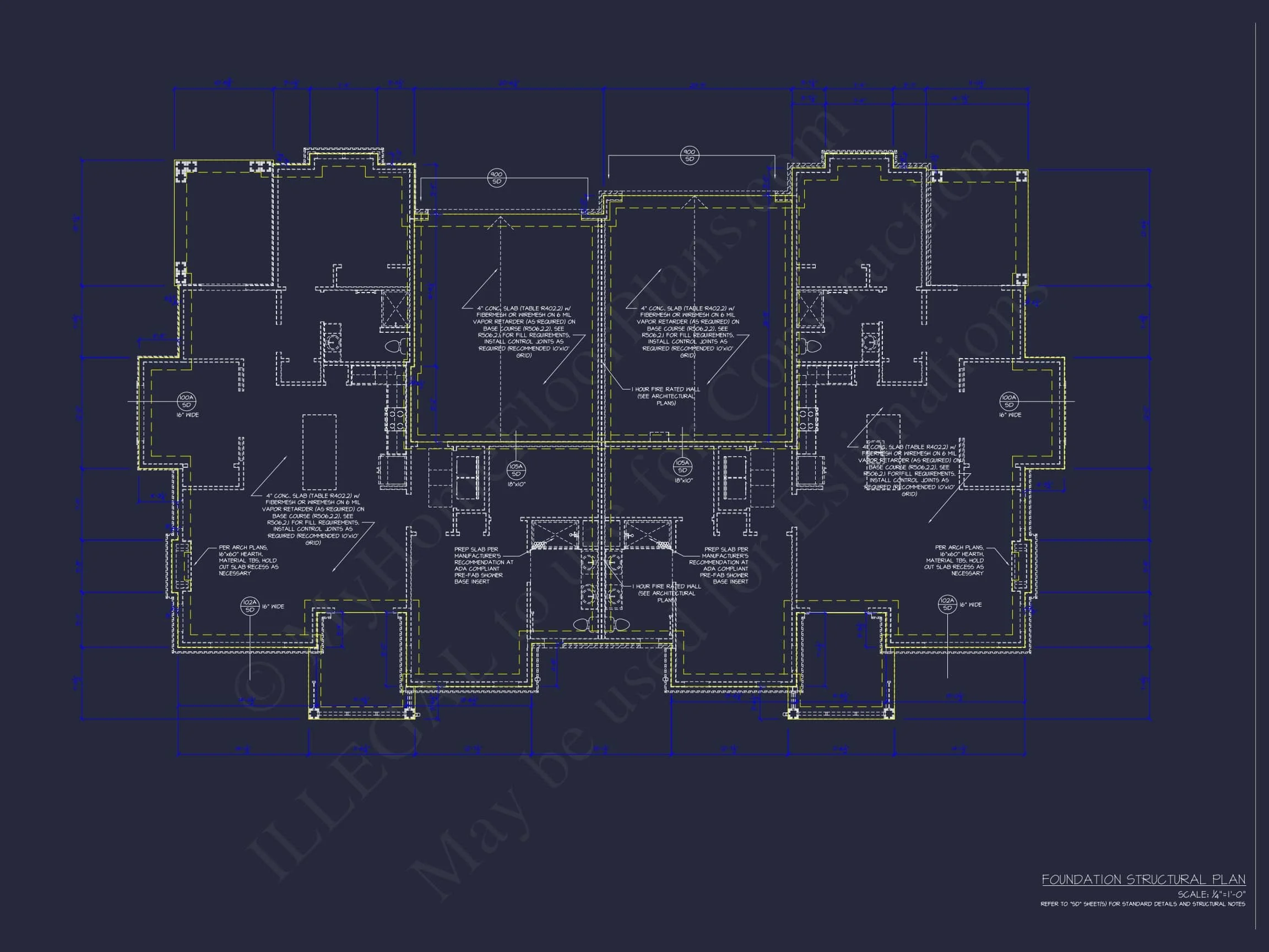 20-1521 DUPLEX PLAN- Beautiful Duplex House Floor Plan with Blueprint CAD Designs 15 Beautiful Duplex Home Floor Plan with Blueprint CAD Designs