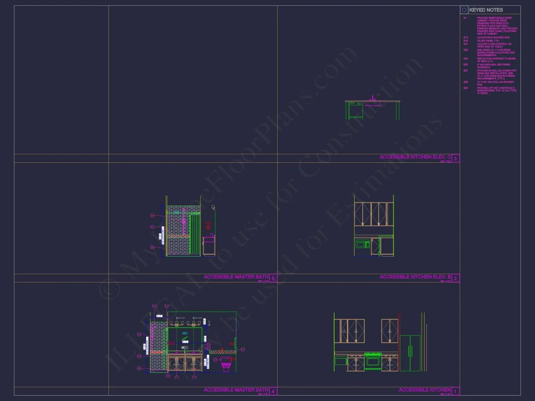 Beautiful Duplex Home Floor Plan with Blueprint CAD Designs