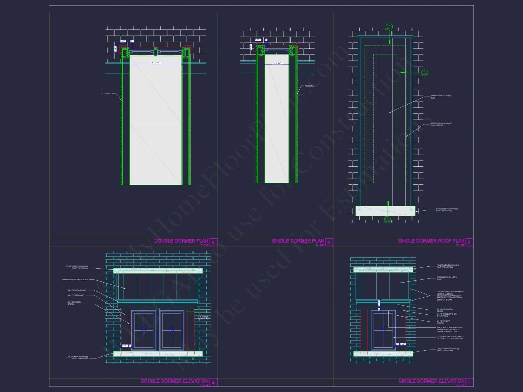 Beautiful Duplex Home Floor Plan with Blueprint CAD Designs