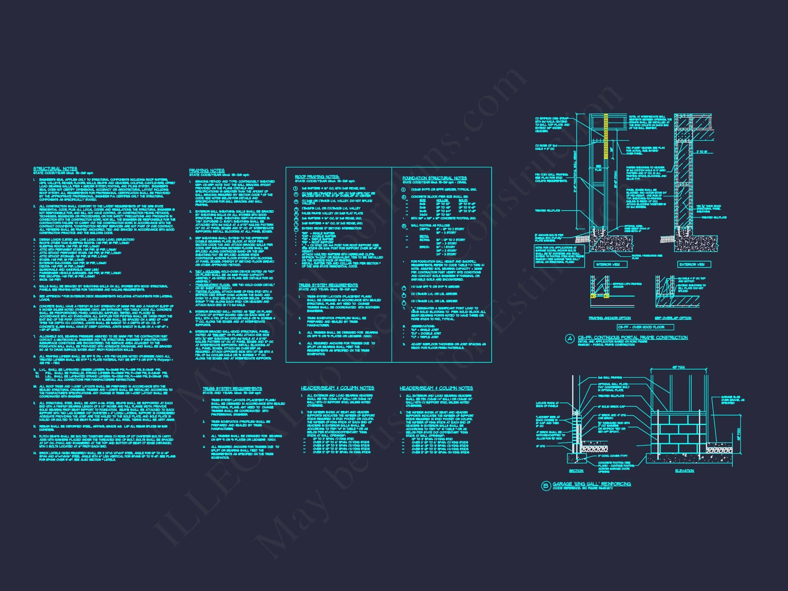 14-1057 HOUSE PLAN - Traditional Craftsman House Floor Plan with CAD Designs 14 Traditional Craftsman Home Floor Plan with Functional Layout