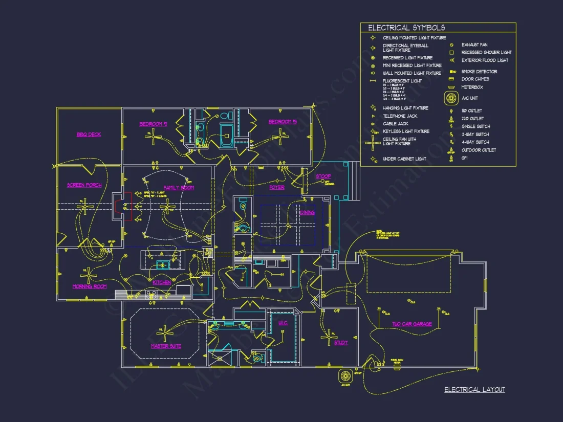 Traditional Craftsman Home Floor Plan with Functional Layout