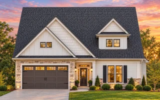 Plan  15-1273 - Rosebush | Modern  Farmhouse - 4-Bed, 3.5-Bath, 2,974 SF