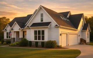 Plan  16-1601 - Wisteria Manor | New  American - 4-Bed, 4-Bath, 3,200 SF