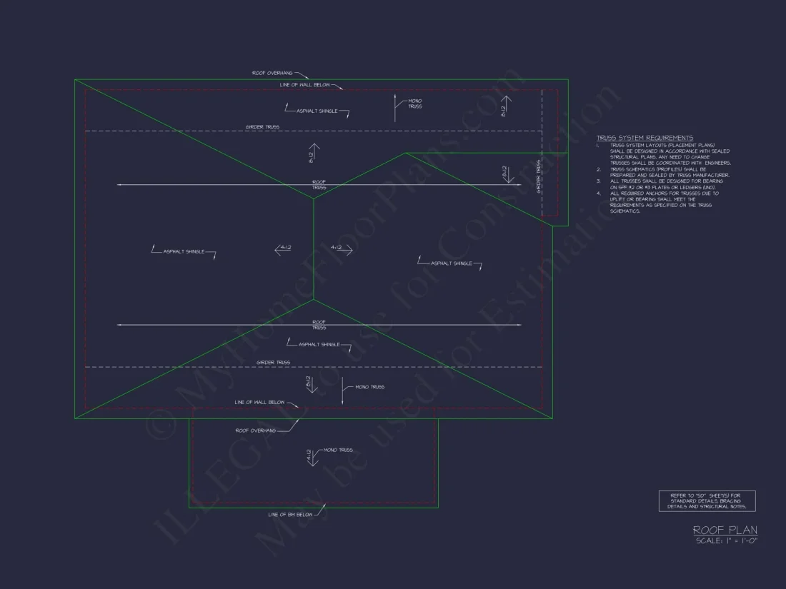 RV Garage Plan with Loft – Spacious Multi-Bay Garage Design