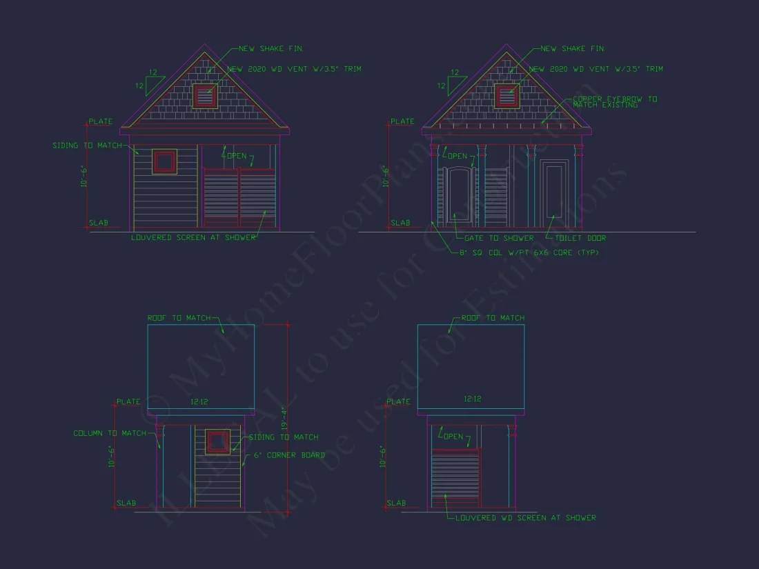 RV Garage Plan with Loft – Spacious Multi-Bay Garage Design