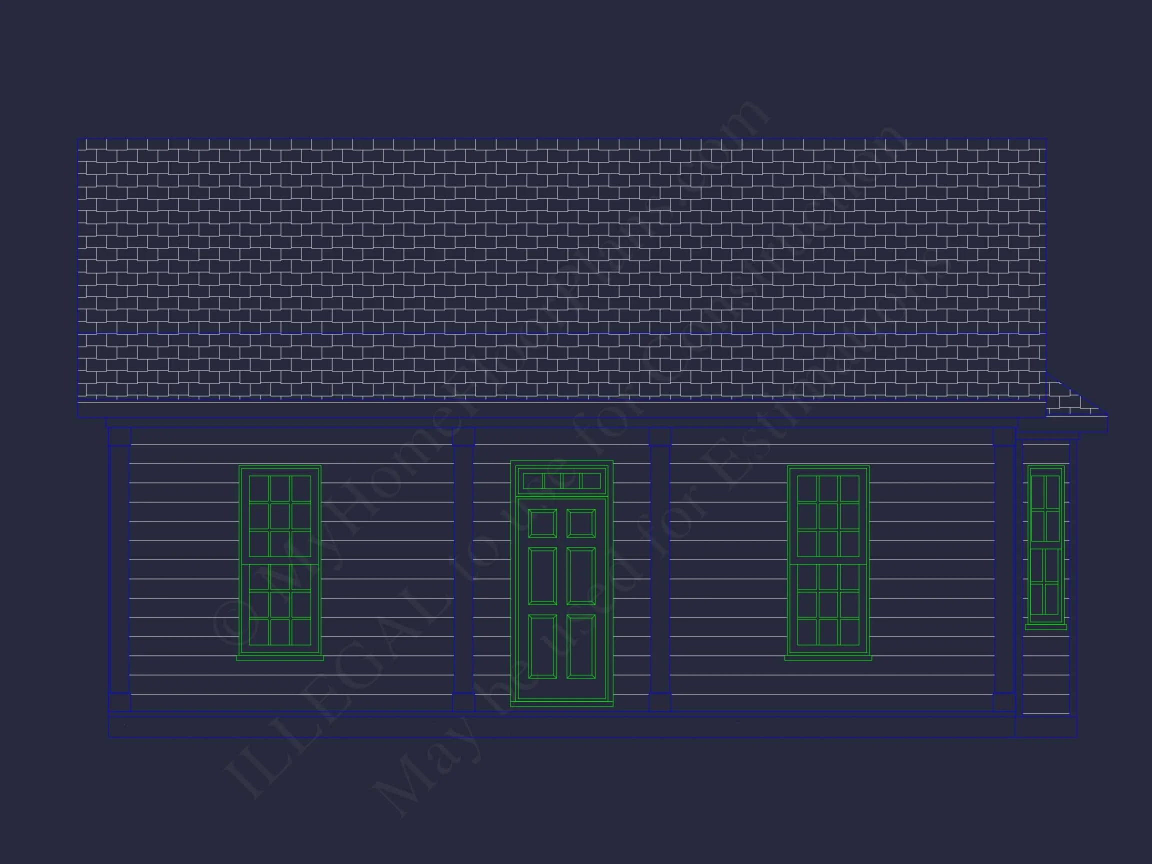 18-1483 HOUSE PLAN - Small Cottage House Plan with Open Floor Plan and CAD Designs 3 Small Cottage Home Plan with Open Floor Plan and CAD Designs