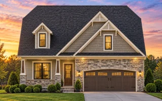 Plan  15-1309B - Hollyhock Cottage |  New American - 4-Bed, 3-Bath, 2,937 SF