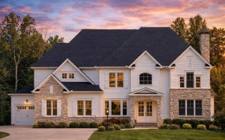 Plan  15-1027 - Langdon Manor | New  American - 5-Bed, 5-Bath, 5,774 SF