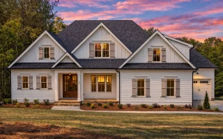 Plan  17-1293 - Silver Wood | New  American - 4-Bed, 4-Bath, 3,692 SF