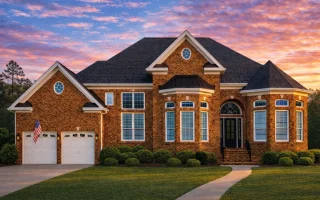 Plan  9-1394 - Stillness |  Traditional Colonial - 5-Bed, 3.5-Bath, 3,939 SF