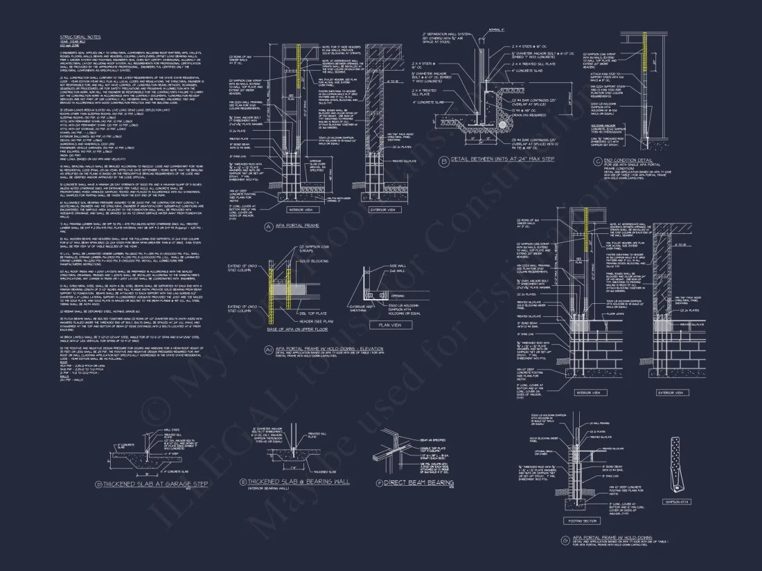 Modern Townhome Floor Plan with CAD Architecture Design