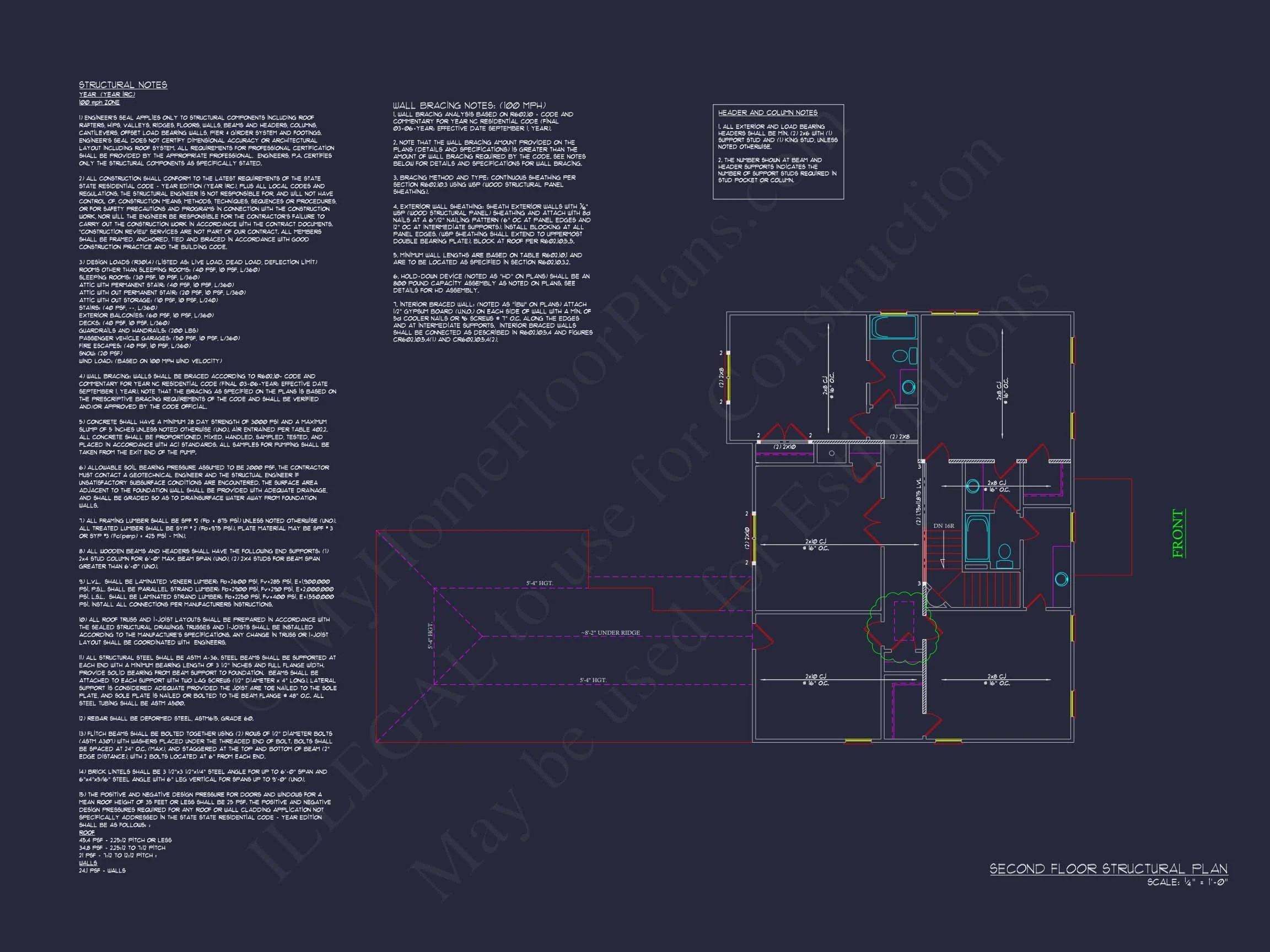 14-1428 HOUSE PLAN - Colonial Revival House Floor Plan with CAD and Blueprint Design 8 Colonial Revival Home Floor Plan with Timeless Indoor-Outdoor Layout