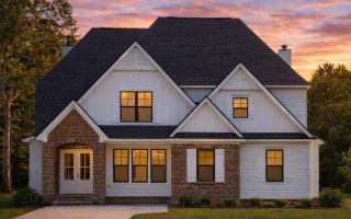 Plan  16-1572 - Heatherbell | Modern  Farmhouse - 4-Bed, 3-Bath, 3,658 SF
