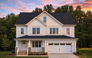 Plan  16-1711 - White Goose | New  American - 4-Bed, 3.5-Bath, 2,456 SF