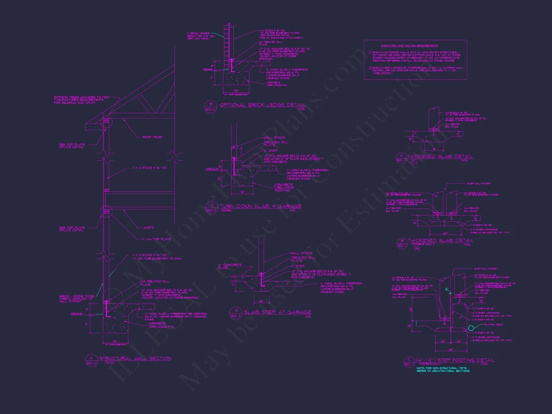 Contemporary 4-Bedroom Townhome Plan with CAD Blueprints