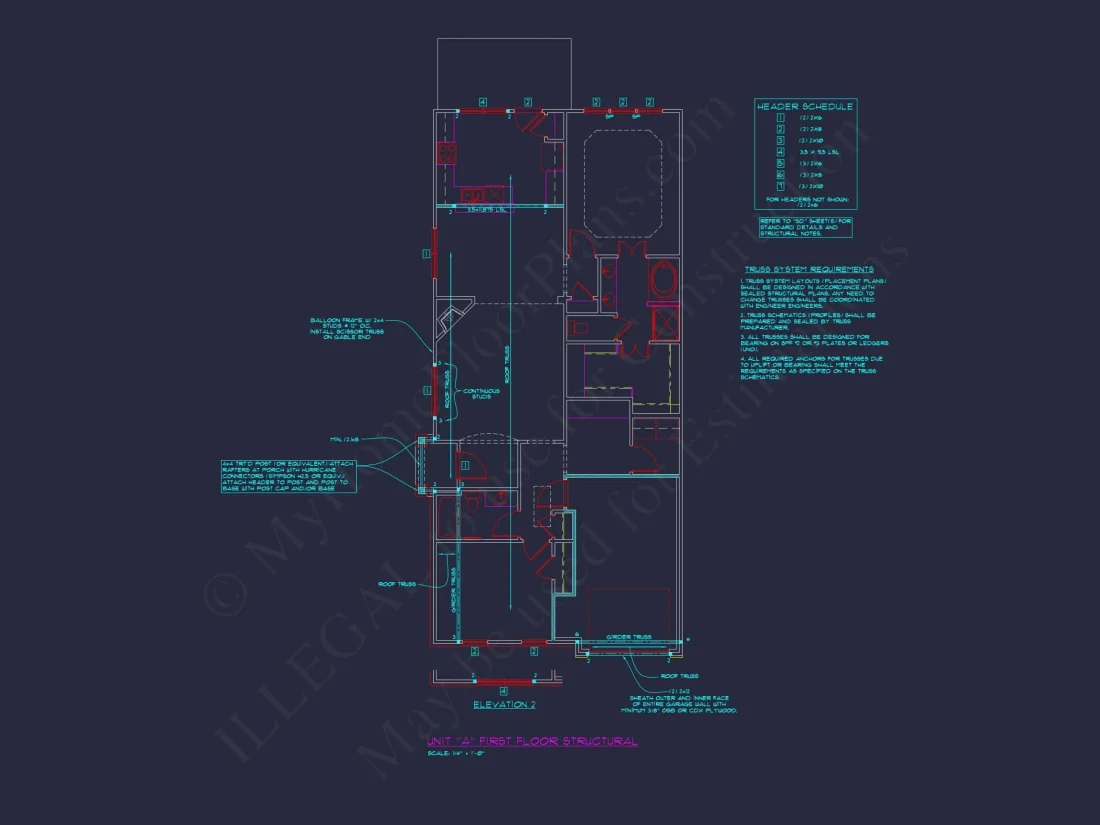 Contemporary 4-Bedroom Townhome Plan with CAD Blueprints