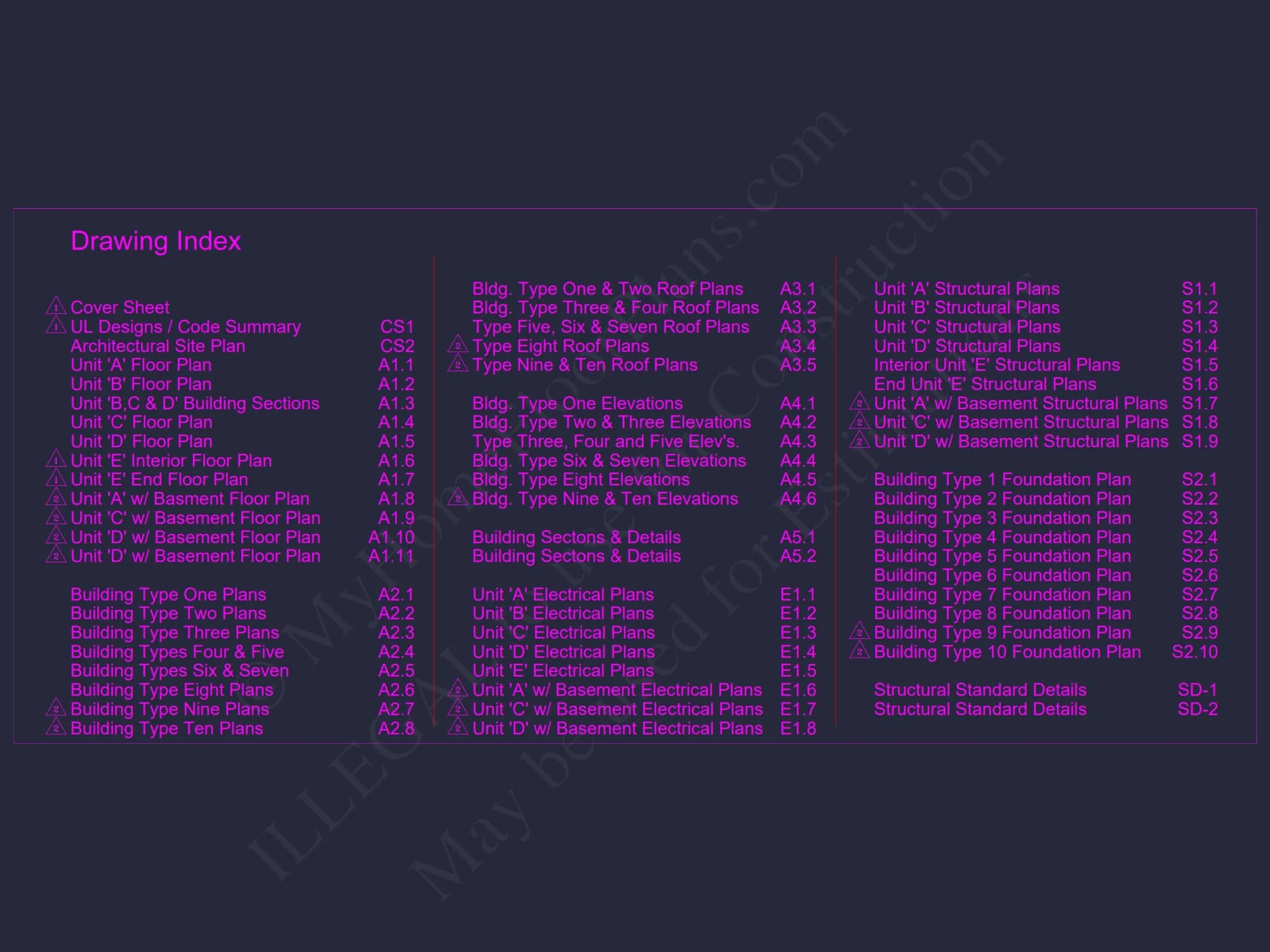 Contemporary 4-Bedroom Townhome Plan with CAD Blueprints