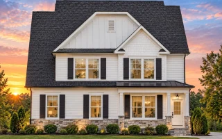 Plan  9-1756B - The Firs | New  American - 4-Bed, 3.5-Bath, 2,575 SF