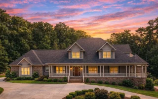 Plan  8-1905 - The Hollies |  Southern Farmhouse - 1-Bed, 2.5-Bath, 3,309 SF