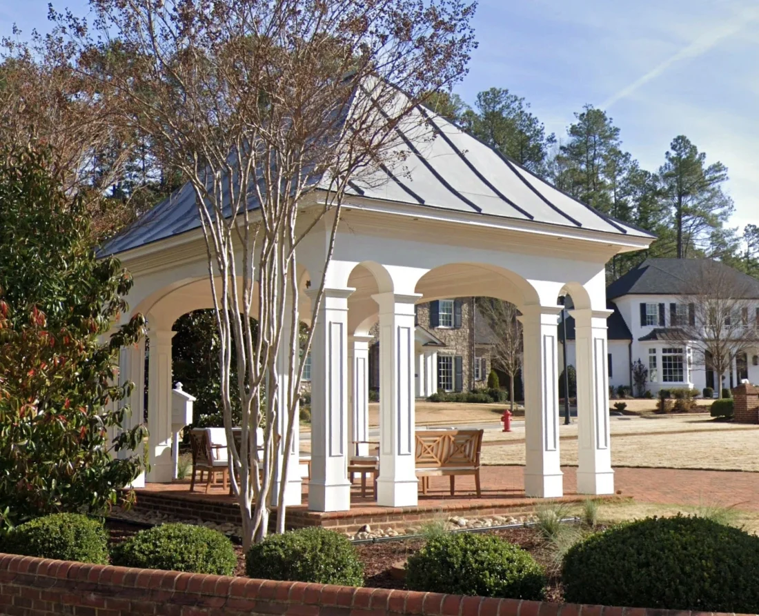 Pavilion Floor Plan with Detailed Blueprint & CAD Design