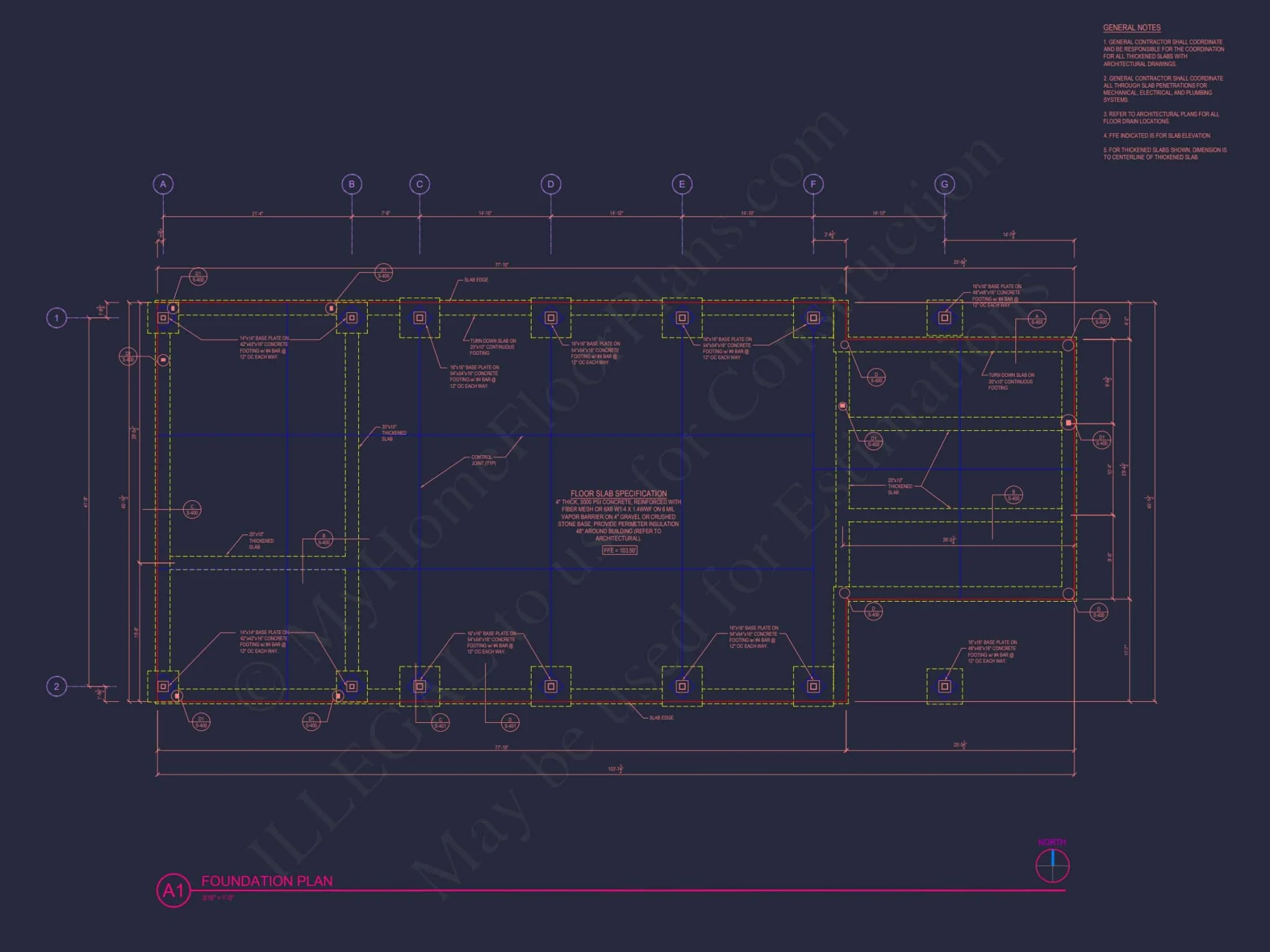 Modern Assembly Hall Floor Plan & CAD Architecture Design
