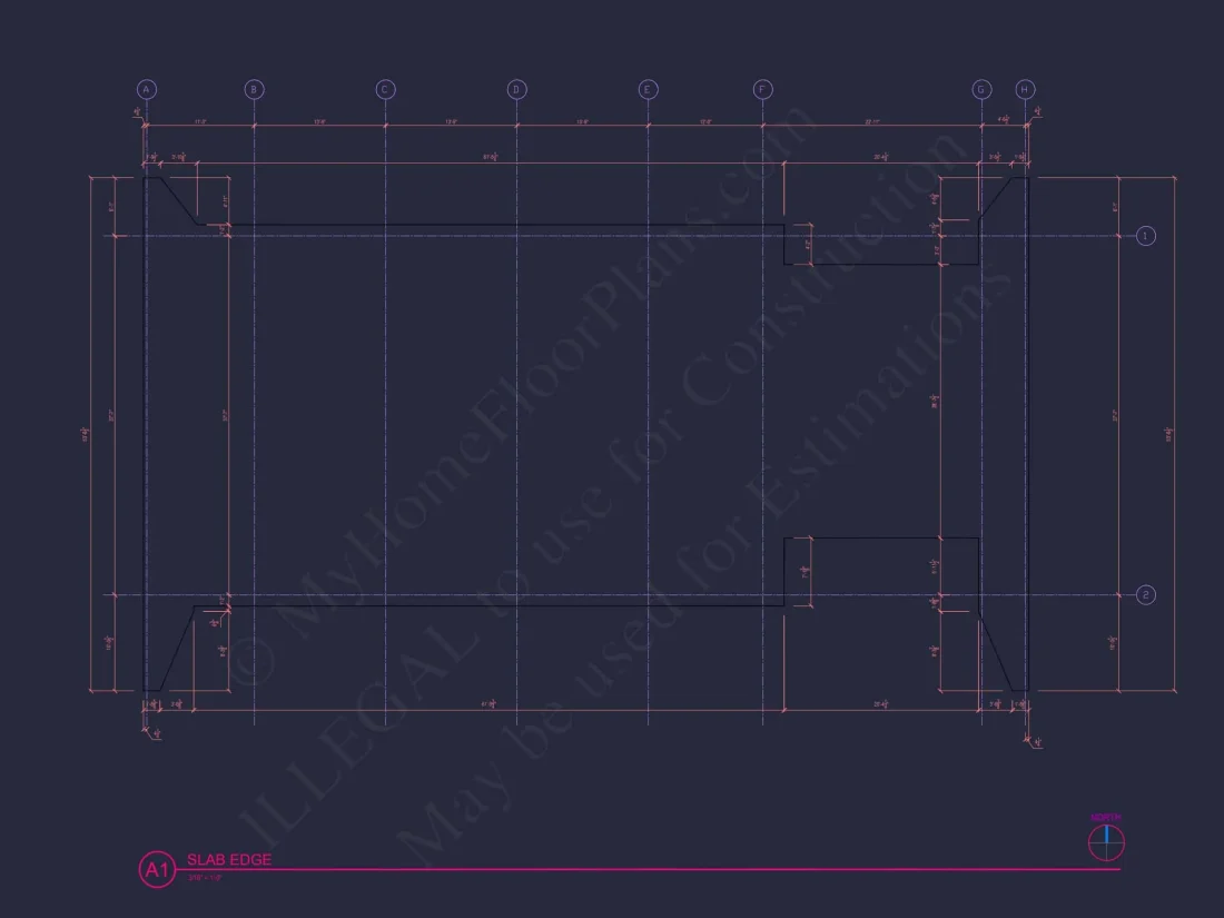 Modern Assembly Hall Floor Plan & CAD Architecture Design