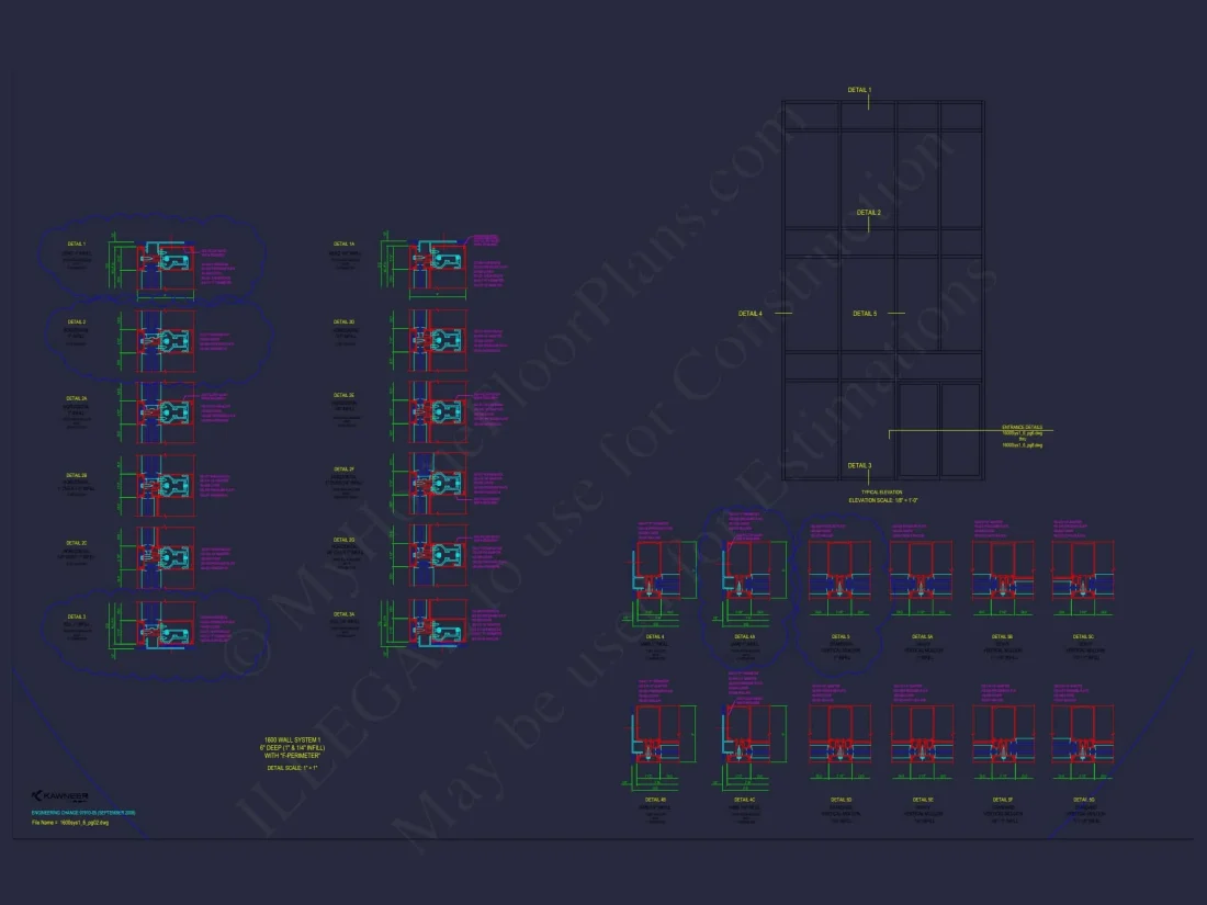 Modern Assembly Hall Floor Plan & CAD Architecture Design