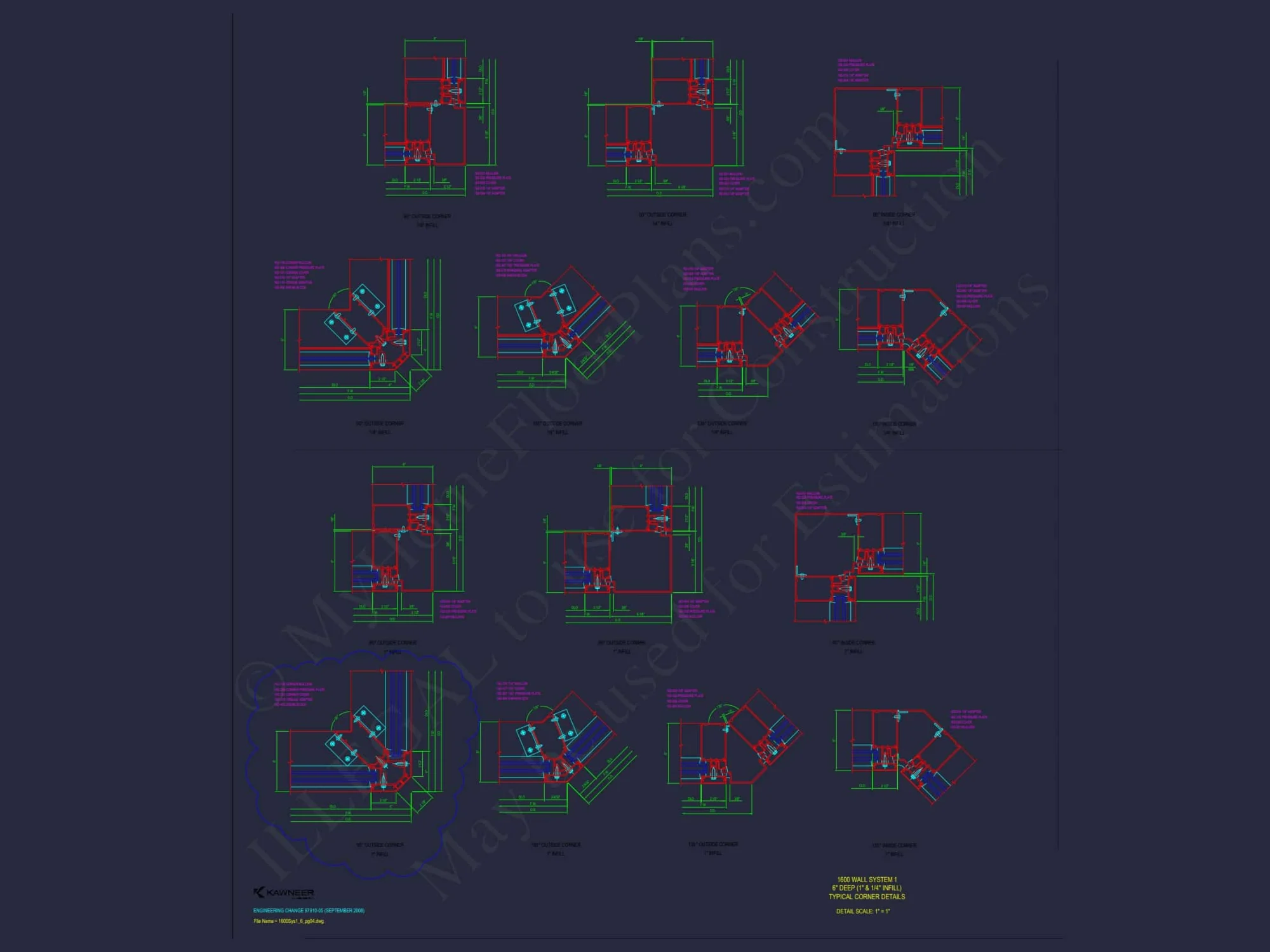 Modern Assembly Hall Floor Plan & CAD Architecture Design