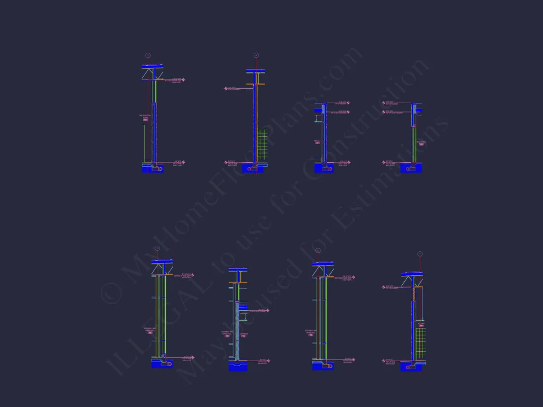 Modern Assembly Hall Floor Plan & CAD Architecture Design