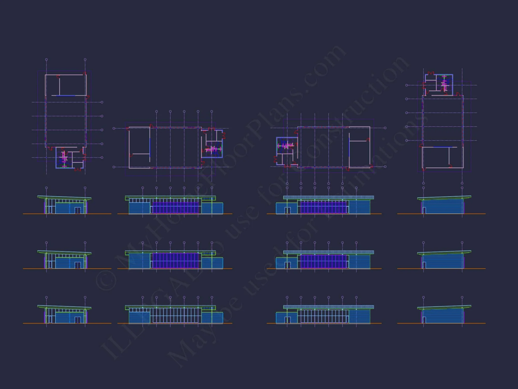 Modern Assembly Hall Floor Plan & CAD Architecture Design