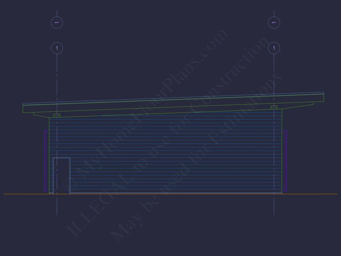 Modern Assembly Hall Floor Plan & CAD Architecture Design