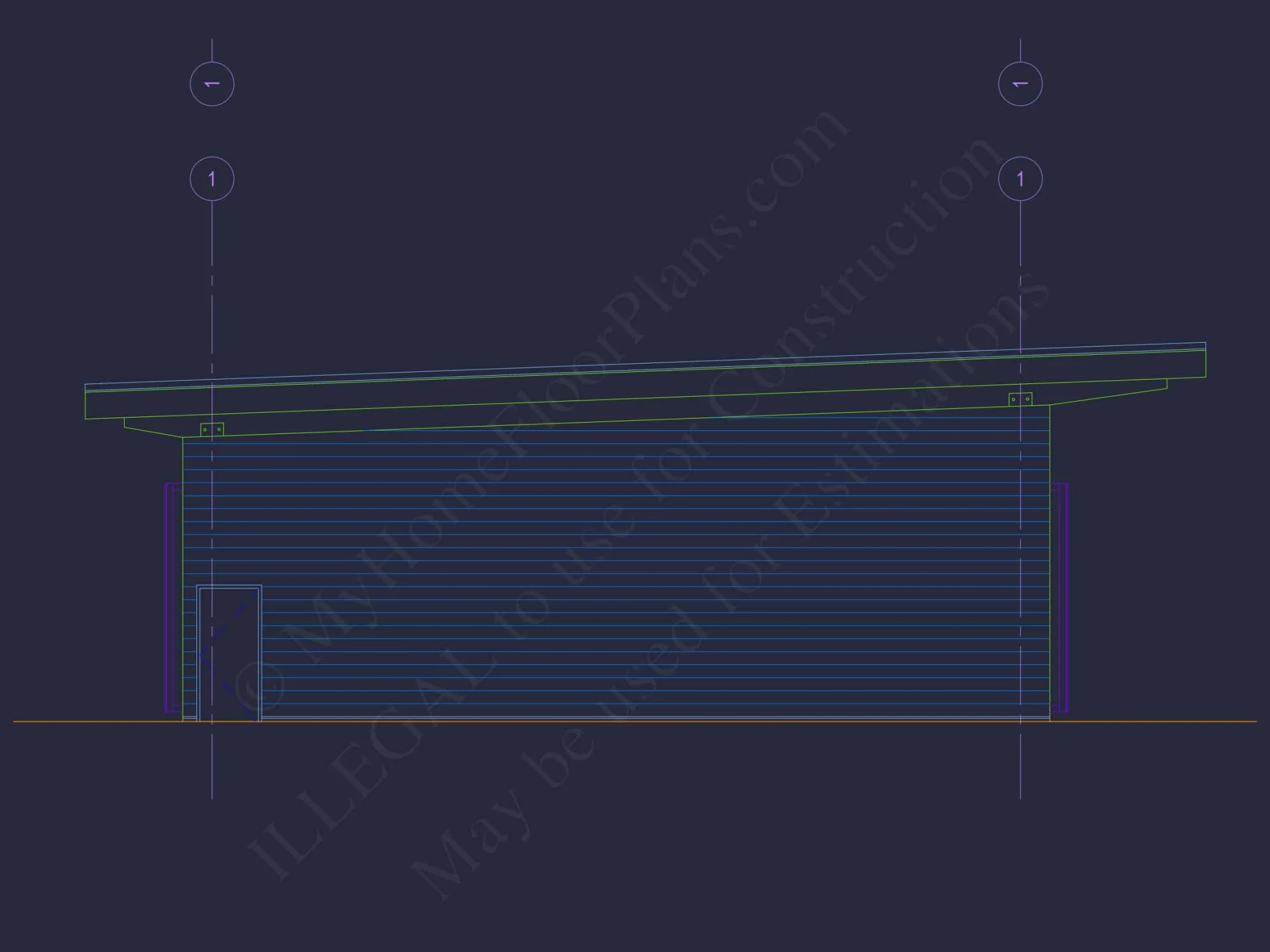 Modern Assembly Hall Floor Plan & CAD Architecture Design